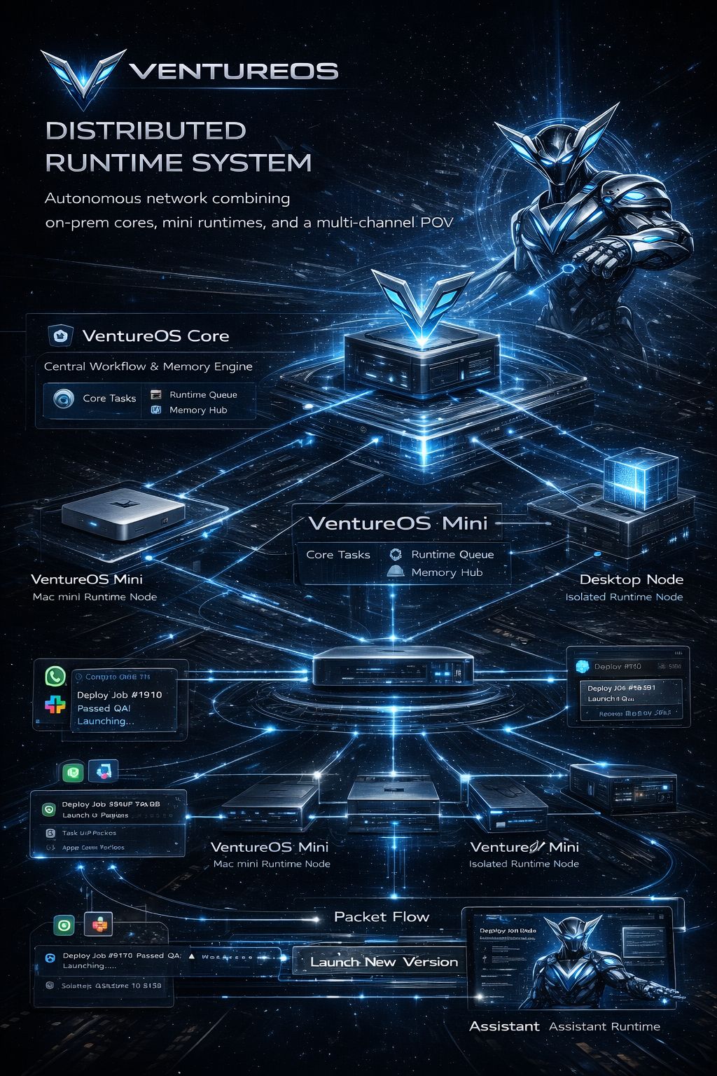 Distributed runtime system